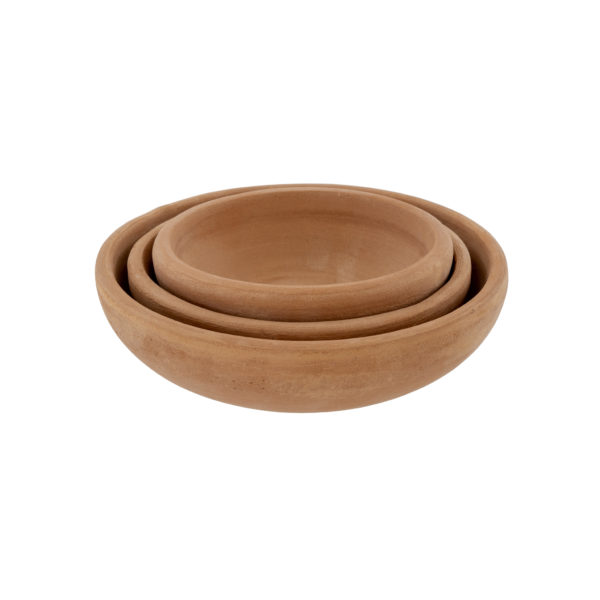 S/3 Terracotta Bowls