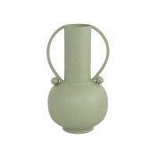 Textured Metal Vase w/ Handles