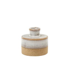 Sandy Clay Bottle Candle Holder