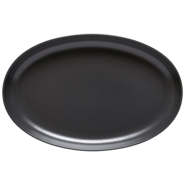 Pacifica Seed Grey Oval Platter
