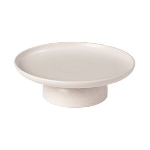 Pacifica Vanilla Footed Serving Plate